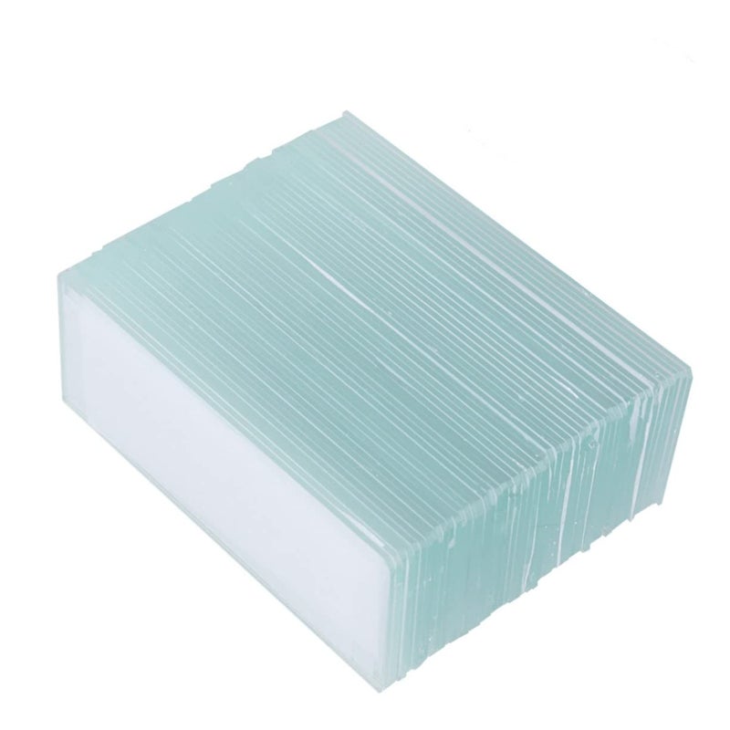 Microscope Slides And Coverslips Set 50 Pieces Glass With Prepared Specimens For Biology Science Education - Image 1